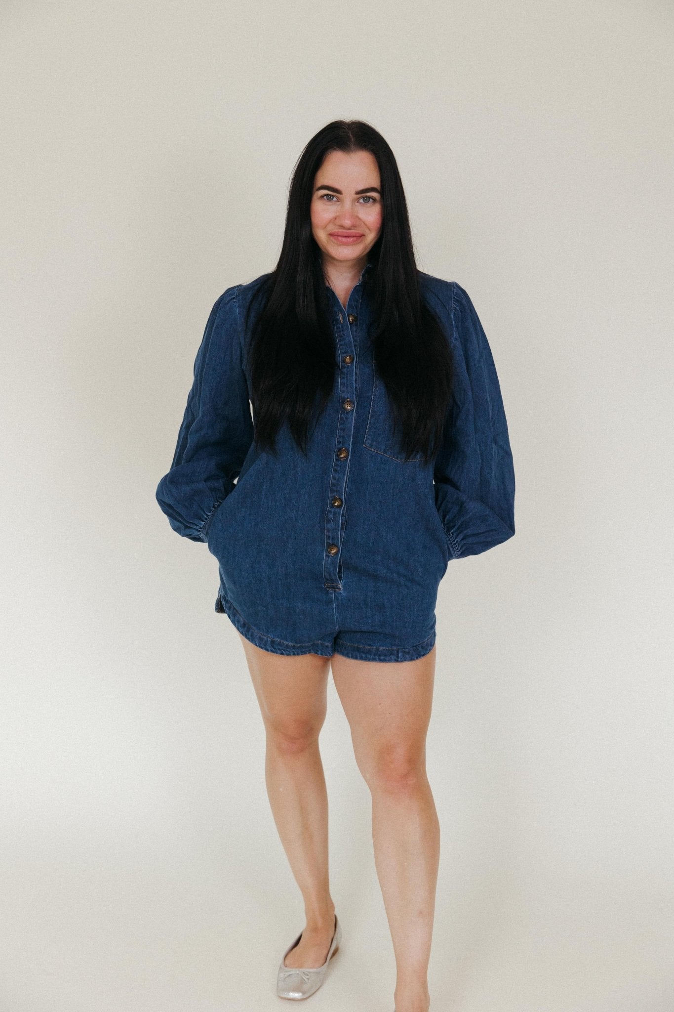 Better Than The Rest Denim Romper - 3125 Clothing