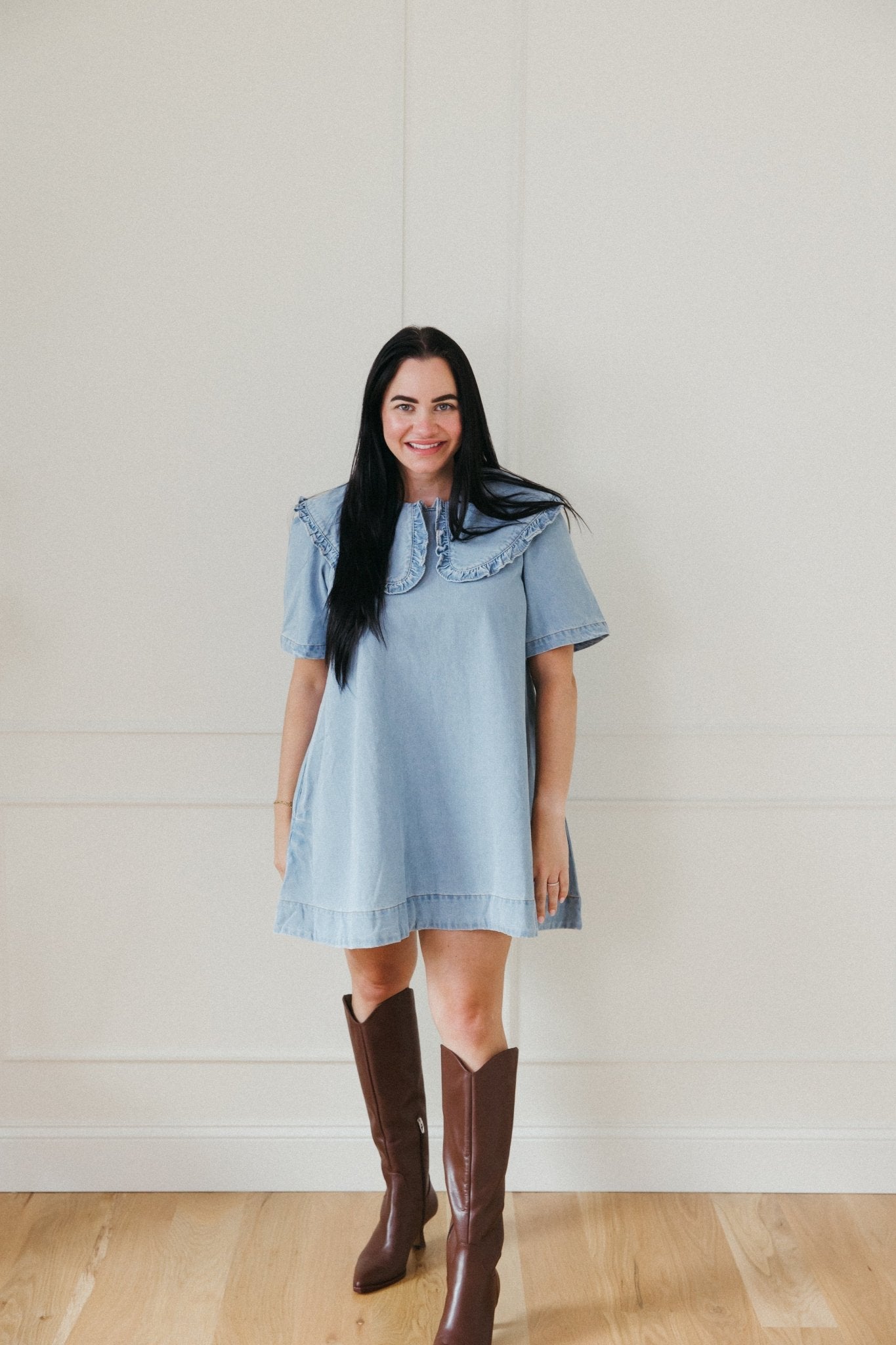 Charlotte Denim Dress - 3125 Clothing