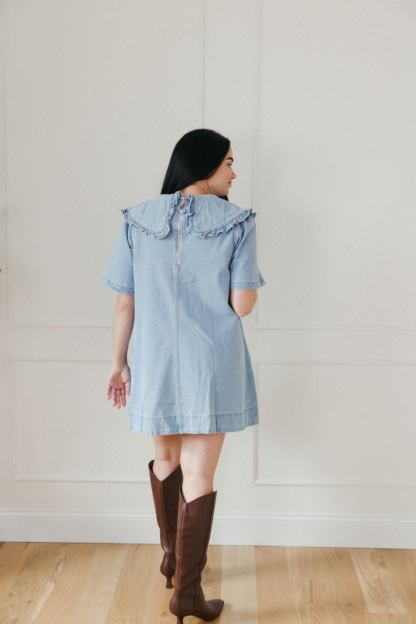 Charlotte Denim Dress - 3125 Clothing