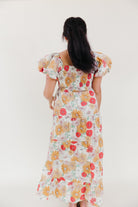 Sangria Sunrise Floral Dress - 3125 Clothing