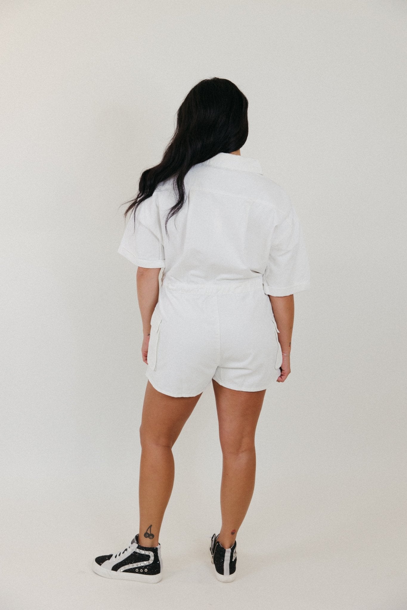 Something About It White Romper - 3125 Clothing