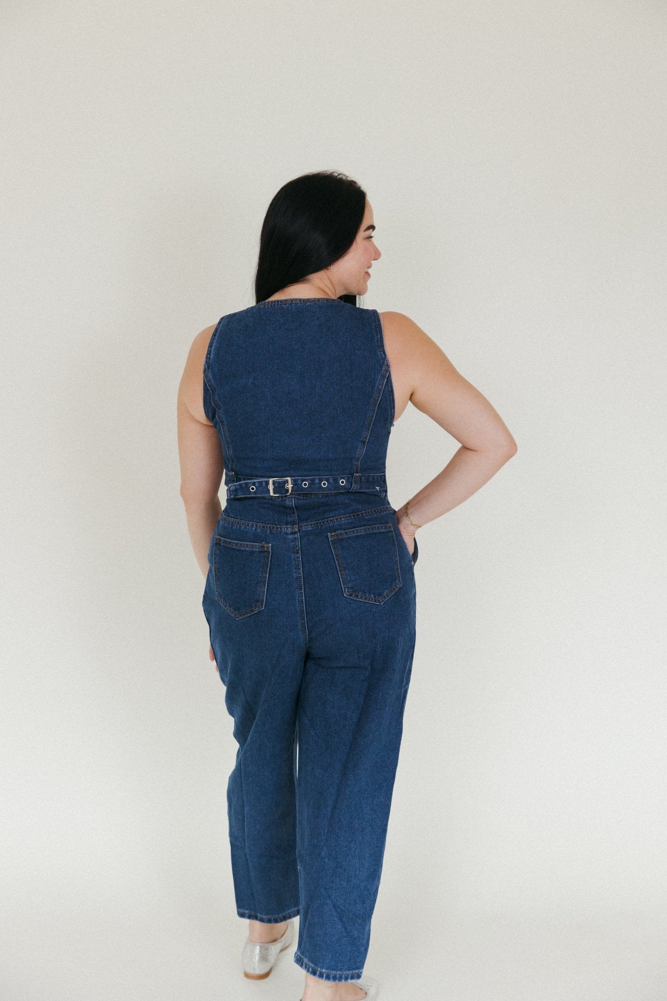 Time Of Her Life Denim Jumpsuit - 3125 Clothing