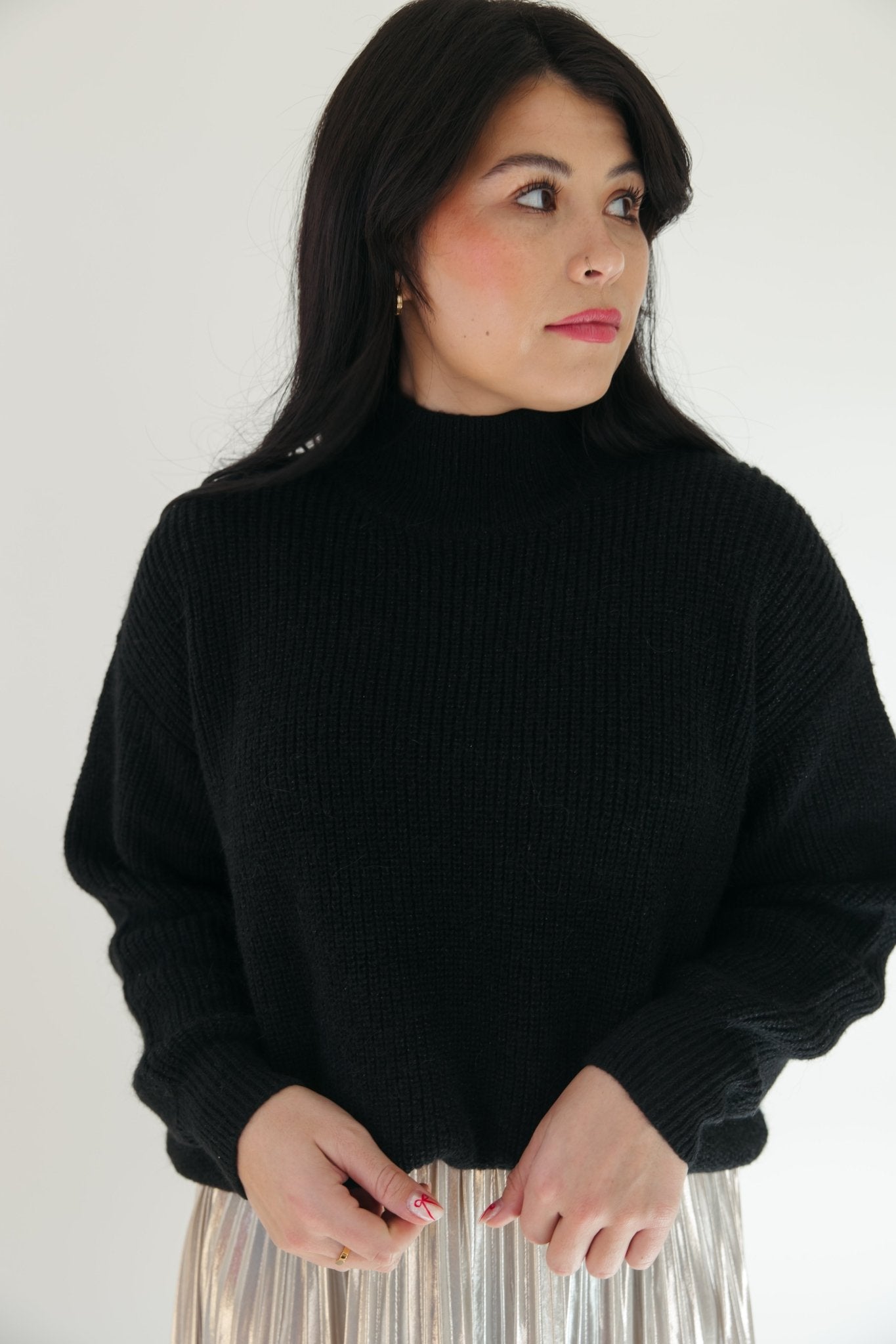 Black Glimmer Sweater - 3125 Clothing