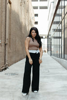 Chic Black & White Trousers - 3125 Clothing