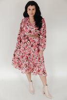 Falling Floral Dress - 3125 Clothing