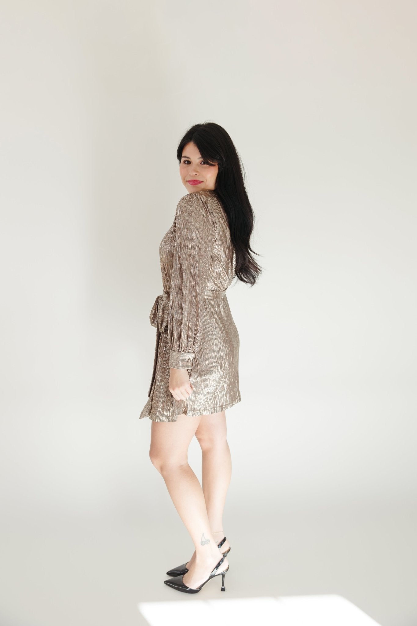 Golden Twighlight Dress - 3125 Clothing