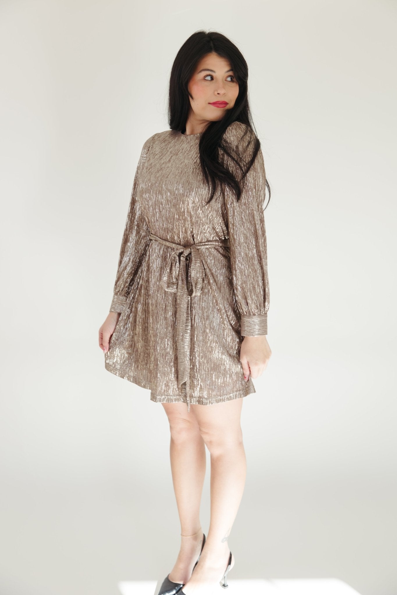 Golden Twighlight Dress - 3125 Clothing