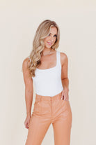 Kim White Sleeveless Tank Top - 3one2five