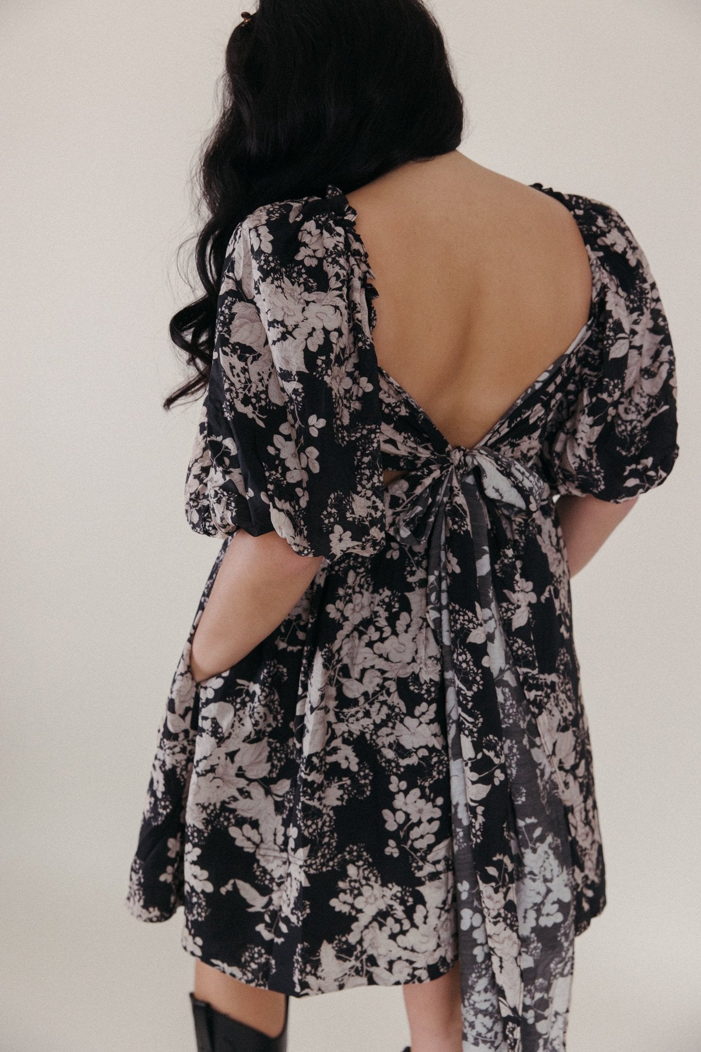 Midnight Blossom Dress - 3125 Clothing