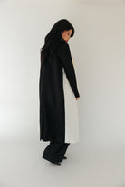 Noire Blanc Elegance Coat - 3125 Clothing