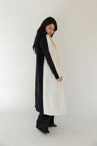 Noire Blanc Elegance Coat - 3125 Clothing