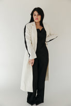 Noire Blanc Elegance Coat - 3125 Clothing