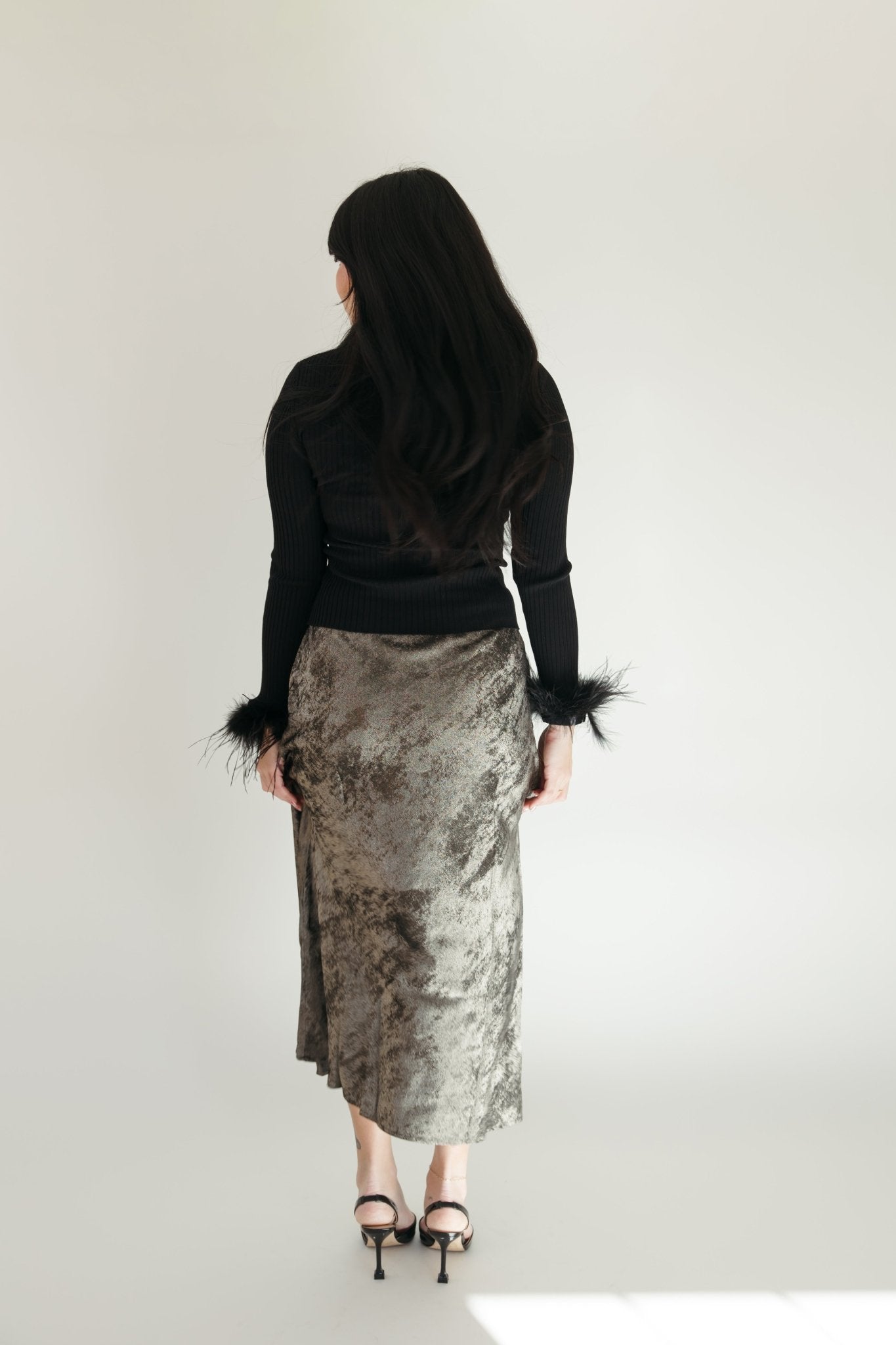 Pewter Poise Skirt - 3125 Clothing