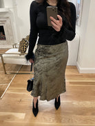 Pewter Poise Skirt - 3125 Clothing