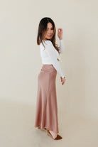 Pure Bliss Silk/Satin Skirt - 3125 Clothing