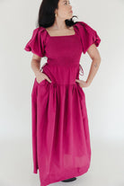 Rose petal midi dress - 3125 Clothing