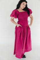 Rose petal midi dress - 3125 Clothing