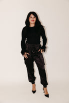 Sleigh The Night Satin Joggers - 3125 Clothing